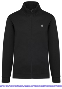 K472 - Veste molleton zippée (réf CGWUI26 avant)