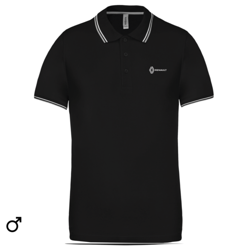 K250-P - Polo liseré manches courtes Homme PROMO