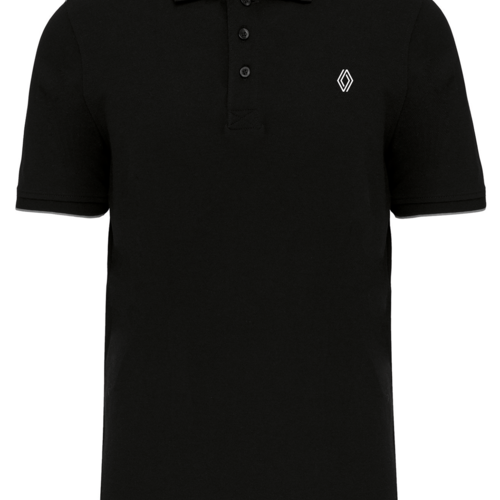 K270NGR-P - Polo Day To Day liseré gris Homme PROMO