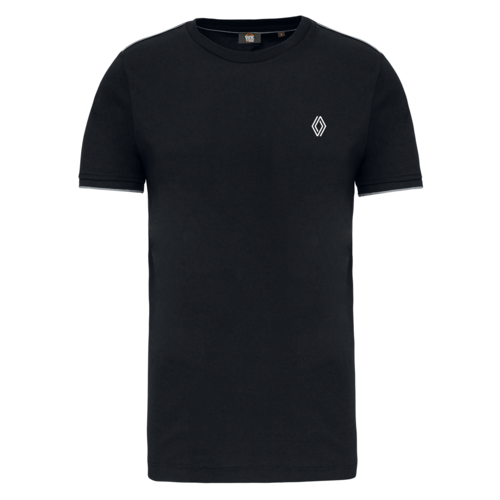 K3020NGR-P - T-shirt Day To Day liseré gris - Homme PROMO
