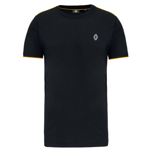 K3020NJA-P - T-shirt Day To Day liseré jaune Homme PROMO
