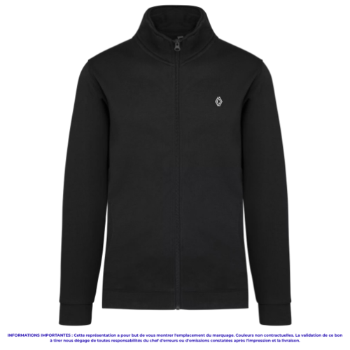 K472 - Veste molleton zippée (réf CGWUI26 avant)