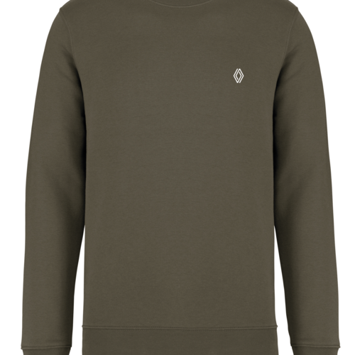 NS400 - Sweat-shirt écoresponsable à col rond Unisexe - coloris kaki