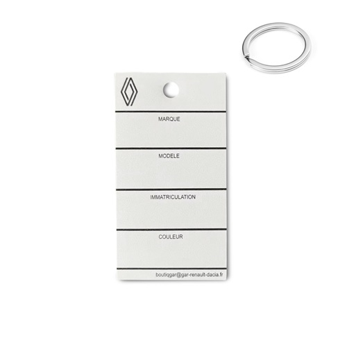 PCRA - Etiquette plastique clés - boîte de 250 pcs