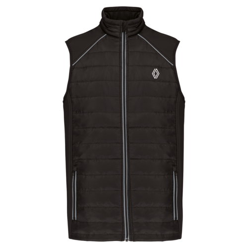 WK606NGR-P - Bodywarmer DayToDay Unisexe - liseré gris PROMO