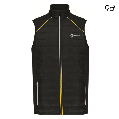 WK606NJA-P - Bodywarmer DayToDay Unisexe - liseré jaune PROMO