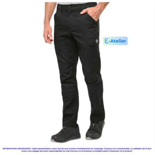 WK740 - PANTALON Atelier sans métal 60% coton Homme
