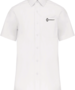 K543B - Chemise popeline manches courtes Homme - Blanc