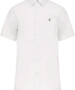 K543B-P - Chemise popeline manches courtes Homme - Blanc PROMO