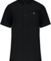 K543N - Chemise popeline manches courtes Homme - Noir