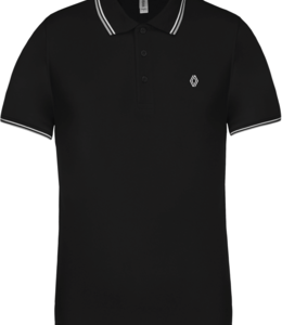 K250-P - Polo liseré manches courtes Homme PROMO