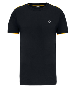 K3020NJA-P - T-shirt Day To Day liseré jaune Homme PROMO