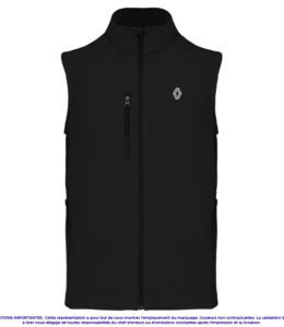 K403-P - Bodywarmer softshell 3 couches Homme PROMO