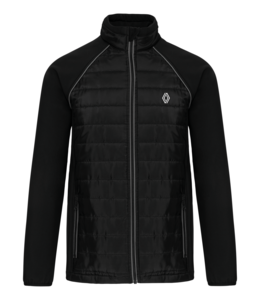 K6147NGR-P - Blouson Bi-matière liseré gris PROMO