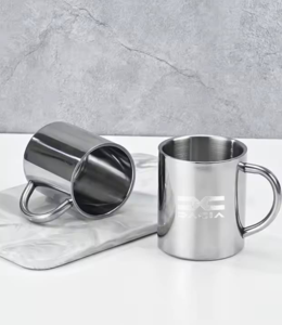 MUGD - Mugs Dacia (gravure laser) - acier inoxydable très léger - lot de 6