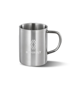 MUGR - Mugs Renault (gravure laser) - acier inoxydable très léger - lot de 6