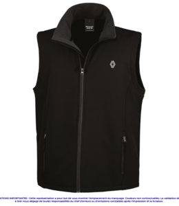 R232-P - Bodywarmer Softshell 2 couches Homme PROMO