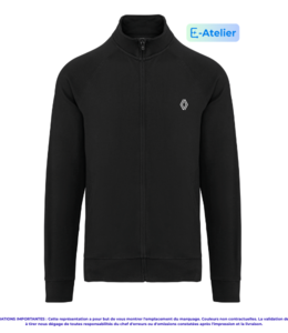 WK406-P - Veste molleton 100% coton manches raglan unisexe PROMO