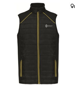 WK606NJA-P - Bodywarmer DayToDay Unisexe - liseré jaune PROMO