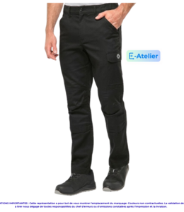 WK740 - PANTALON Atelier sans métal 60% coton Homme