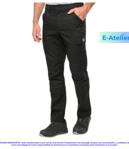 WK740-P - Pantalon Atelier sans métal 60% coton Homme PROMO