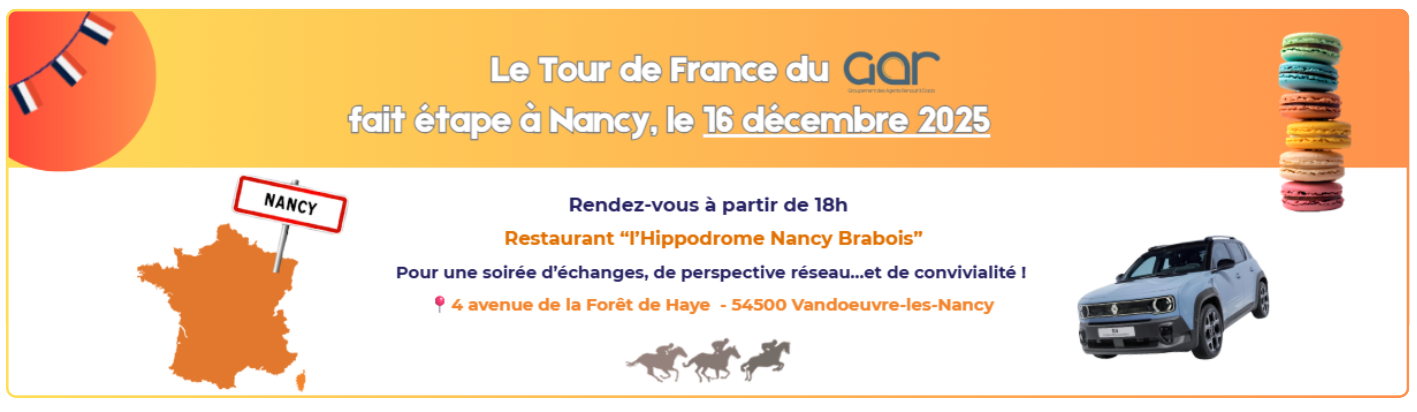 🚗 Le Tour de France du GAR fait étape à Nancy !